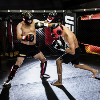 UFC Made тренировочные перчатки для бокса Red/White