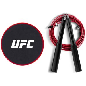 Набор для тренировки ног UFC (Скоростная скакалка и Слайдеры)