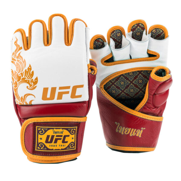 UFC Premium True Thai Перчатки MMA (красные белые)