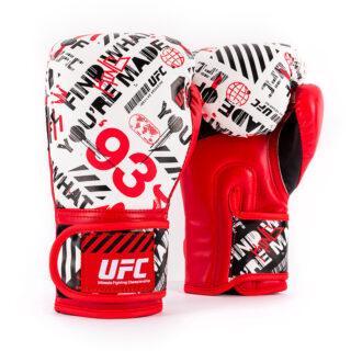 UFC Made тренировочные перчатки для бокса Red/White